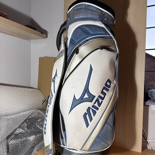 Mizuno blue trolley cart bag - mizuno,